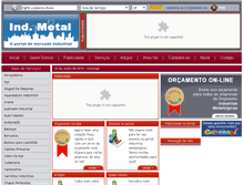 Tablet Screenshot of industriasmetalurgicas.com.br